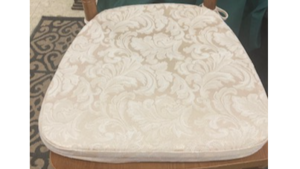 Cushions Chivari Chair Ivory Damask rental Fresno-Armona, CA