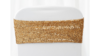 Chair Tie Spandex Sequin Gold rental in Fresno-Armona, CA