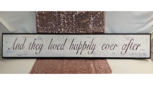 Party Signage Ever After rental Fresno-Armona, CA