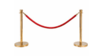 Crowd Control - Gold Stanchion rental in Fresno-Armona, CA