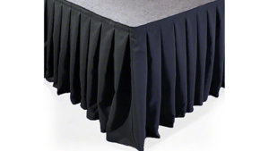Linen Skirting Black 13 rental Fresno-Armona, CA