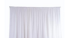 Pipe & Drape White 8 feet tall x the foot rental in Fresno-Armona, CA