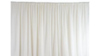 Pipe & Drape Ivory 10 feet tall x the foot rental in Fresno-Armona, CA