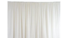 Pipe & Drape Ivory 8 feet tall x the foot rental in Fresno-Armona, CA