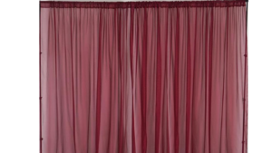 Pipe & Drape 10 feet tall x the foot Burgundy rental Fresno-Armona, CA