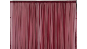 Pipe & Drape Burgundy 8 feet tall x the foot rental Fresno-Armona, CA