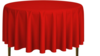 Linen Round 90 Red rental in Fresno-Armona, CA