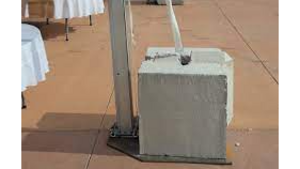 Canopy Cement Block rental Fresno-Armona, CA