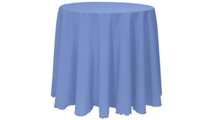Linen Round 90 Periwinkle rental Fresno-Armona, CA
