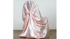 Chair Cover Universal Satin Pink rental in Fresno-Armona, CA