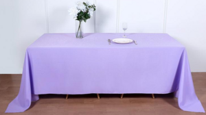 90 x156 Table Drape Lilac/Lavender rental Fresno-Armona, CA