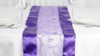 Table Runner Embroidered Swirl Purple rental in Fresno-Armona, CA