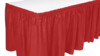 Linen Skirting Red 13 rental in Fresno-Armona, CA