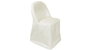 Chair Cover Std. Fold Ivory rental Fresno-Armona, CA