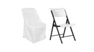 Chair Cover Lifetime White rental Fresno-Armona, CA