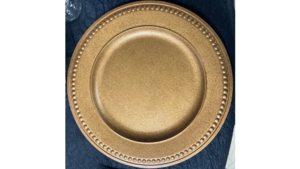 Charger Bronze Beaded Charger rental Fresno-Armona, CA