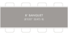 Banquet Table - 8' X 30" Long (SEATS 8) rental in N. Virginia-DC, VA