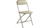 Bone/Beige Metal Folding Chair rental in N. Virginia-DC, VA