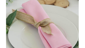 Napkins 20 x 20 Pastel Pink rental Fresno-Armona, CA