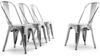 Industrial Cafe Chair, Gun Metal - Silver rental in N. Virginia-DC, VA