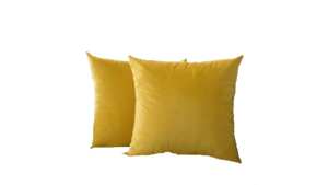 Lemon Yellow Velvet Pillow rental N. Virginia-DC, VA