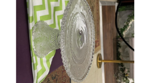 Vintage Cut Glass Cake Stand rental Fresno-Armona, CA