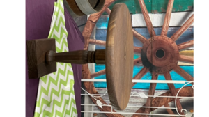 Farmhouse Wood Cake Stand rental Fresno-Armona, CA