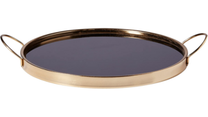 Black and Gold Mirror Tray rental N. Virginia-DC, VA