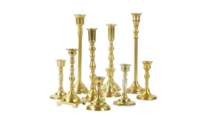 Assorted taper candlestick holders rental N. Virginia-DC, VA