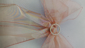 Chair Tie Organza Dusty Rose/Mauve rental Fresno-Armona, CA