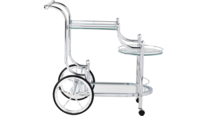 Bar: Silver Serving Cart rental N. Virginia-DC, VA
