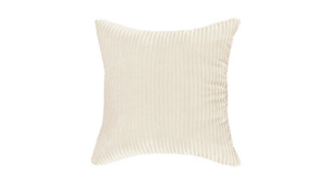 Cream Striped Corduroy Velvet Pillow rental N. Virginia-DC, VA
