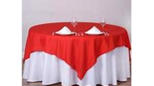 72 x 72 Overlay Red rental Fresno-Armona, CA