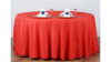 Linen Round 132 Red rental in Fresno-Armona, CA