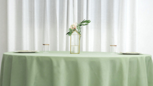 90 Round Sage Green rental Fresno-Armona, CA