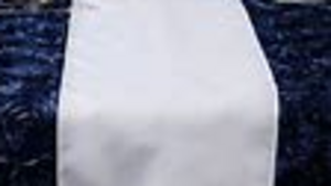 Table Runner Polyester White rental Fresno-Armona, CA