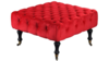 Red Velvet Tufted Ottoman rental in N. Virginia-DC, VA