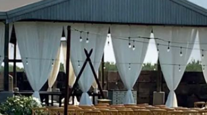 Pipe and Drape 14 ft long white panels x 90 inches rental Fresno-Armona, CA