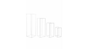 White Metal Display Pllars/Column rental N. Virginia-DC, VA