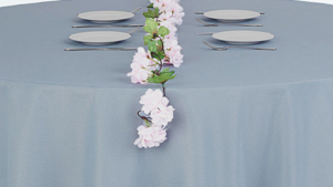 90 x 132 Table Drape Dusty Blue rental Fresno-Armona, CA