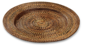 Charger: Woven 13" diam. rental N. Virginia-DC, VA