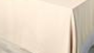 Linen 108 Tan linen polyester rental Fresno-Armona, CA