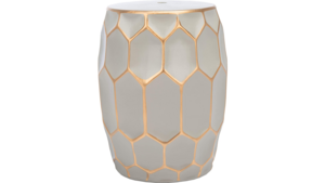 Grey/Gold Garden Stool rental N. Virginia-DC, VA