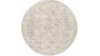 Michie Grey and White 8' Round Rug rental in N. Virginia-DC, VA