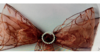 Chair Tie Organza Swirl Terra Cotta Rust rental in Fresno-Armona, CA