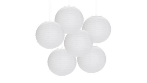 Nylon 12" Lantern White rental Fresno-Armona, CA