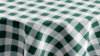 Standard Linen: 90' Round - Green Checked rental in N. Virginia-DC, VA