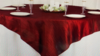 72 x 72 Overlay Taffeta Burgundy rental in Fresno-Armona, CA