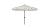 Outdoor Umbrella - Off White/Black Scallop rental in N. Virginia-DC, VA