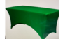 Spandex linen Emerald Green 8 ft rental in Fresno-Armona, CA
